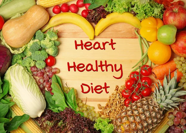 饮食对于心脏健康概念 — 图库照片