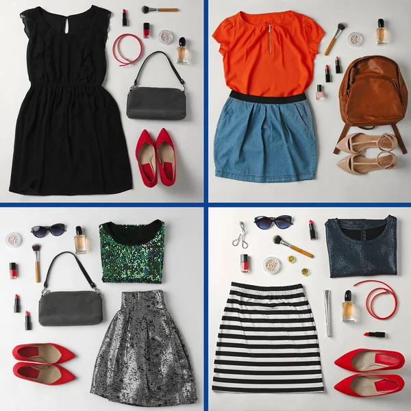 Set of different outfits — Stock Photo, Image