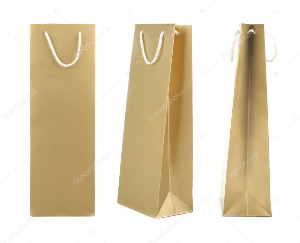 Different views of paper bag