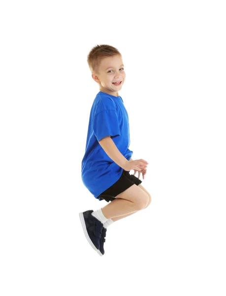 Liten sportig pojke — Stockfoto