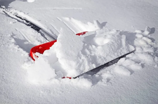 Shovel for snow removal — Stock Photo, Image