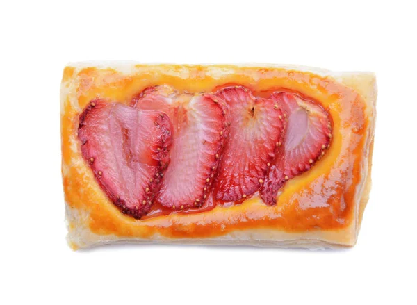 Sweet strawberry pastry — Stock Photo, Image