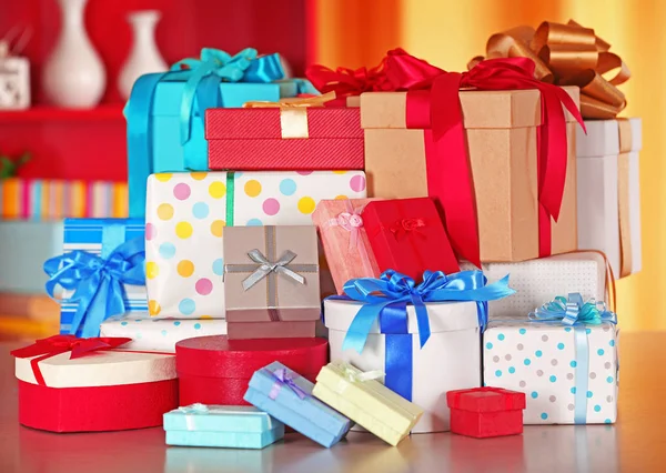 Set of gift boxes — Stock Photo, Image