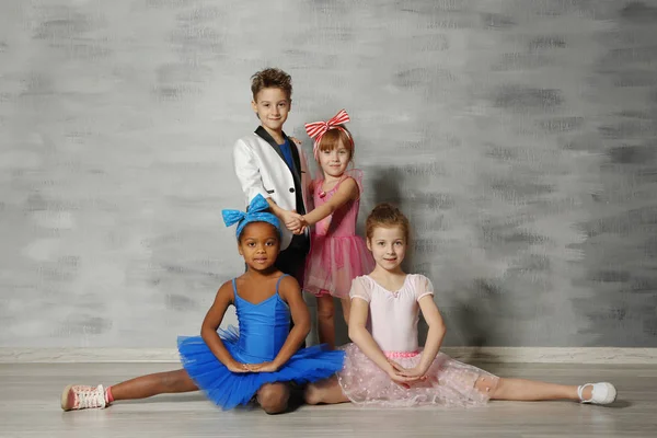 Cute Funny Children Dance Studio — Stock Photo, Image