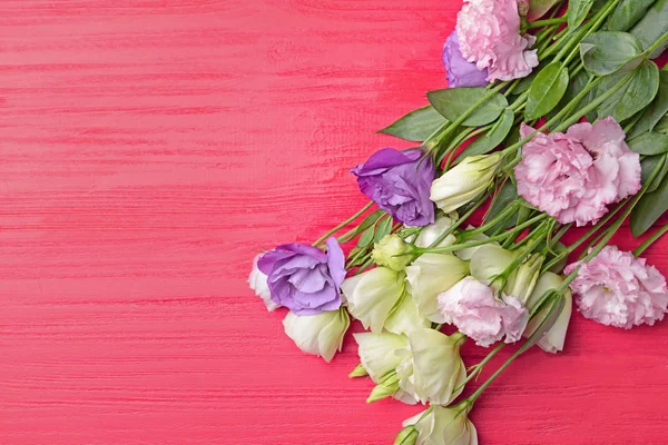 Bouquet di fiori di eustoma — Foto Stock