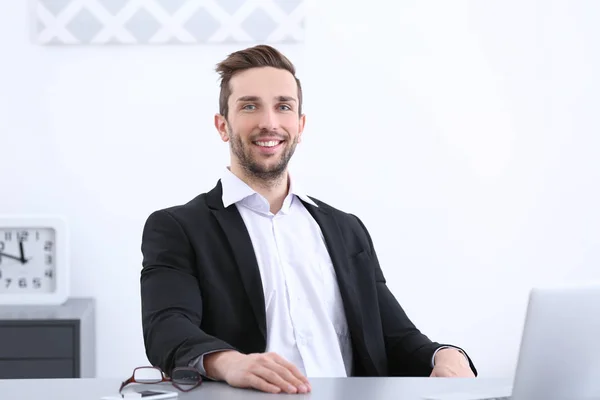 HR manager geleidende interview — Stockfoto