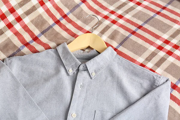 Clean shirt from dry-cleaning — Stock Photo, Image