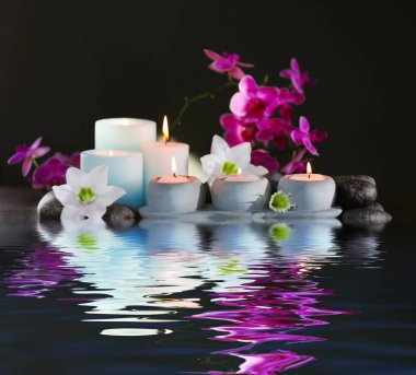 Güzel spa kompozisyonu 