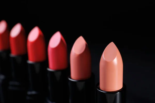 Set of different lipsticks — Stock Photo, Image