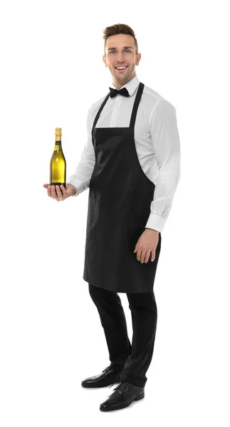 Handsome young waiter — Stock Photo, Image