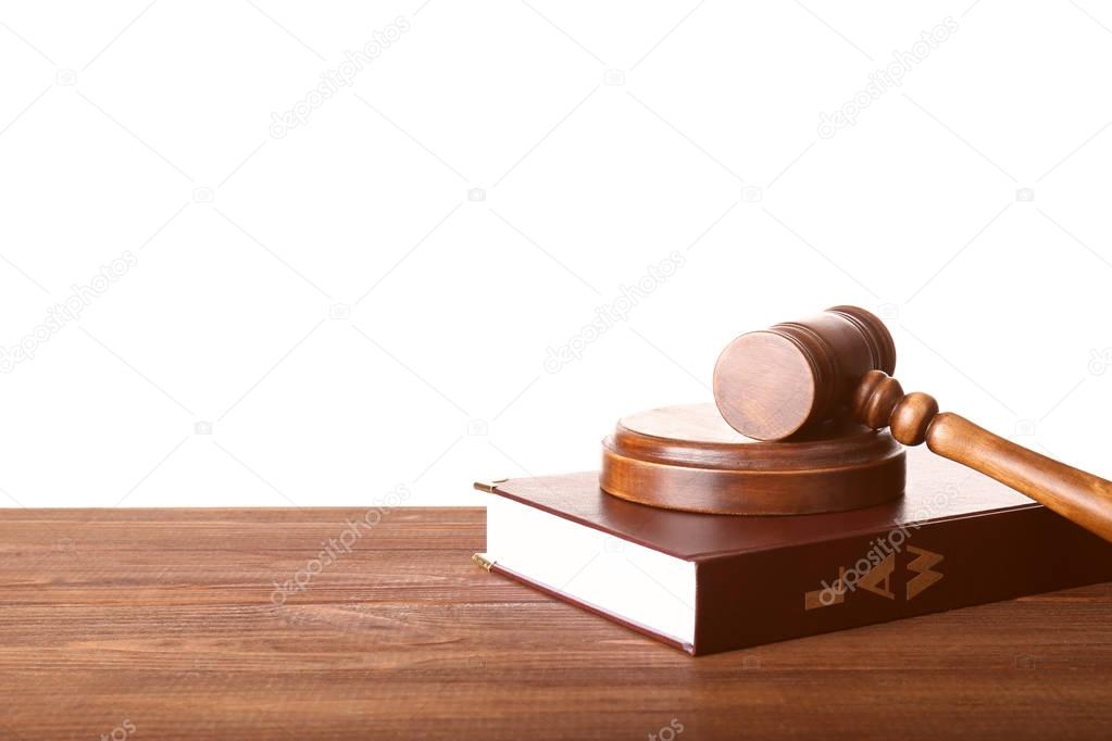 Judge gavel and book 