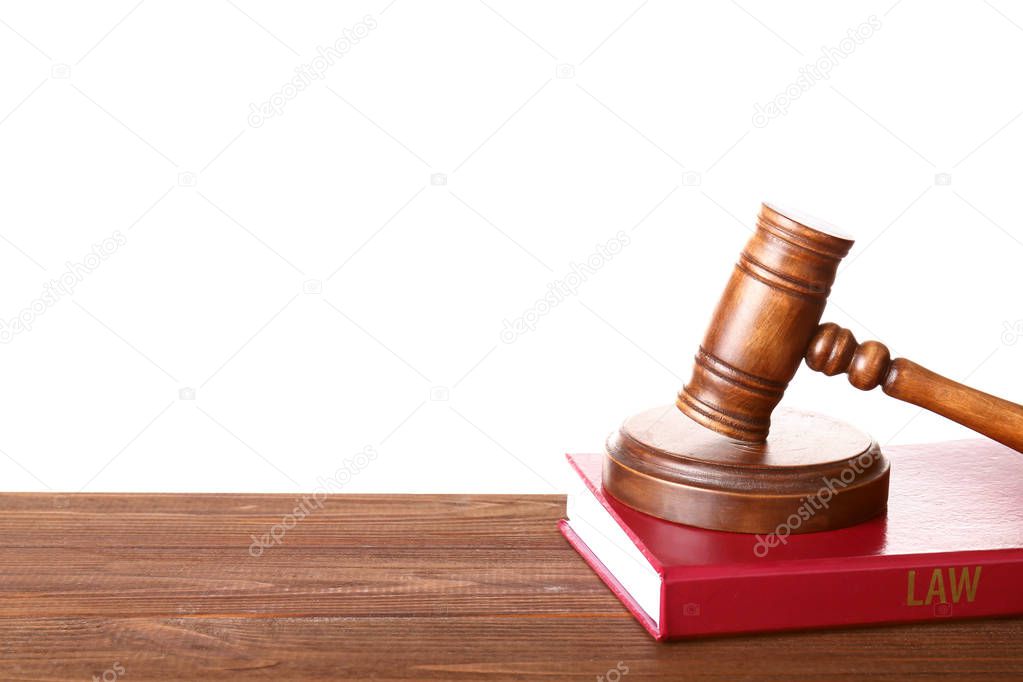 Judge gavel and book 
