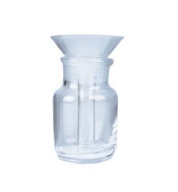 Filtre huni ile şişe 