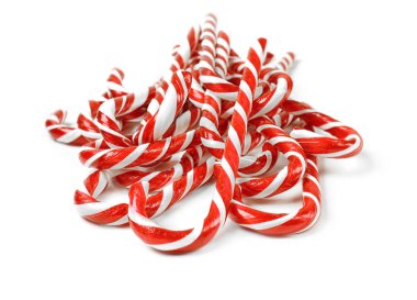 beyaz baston şekerler  