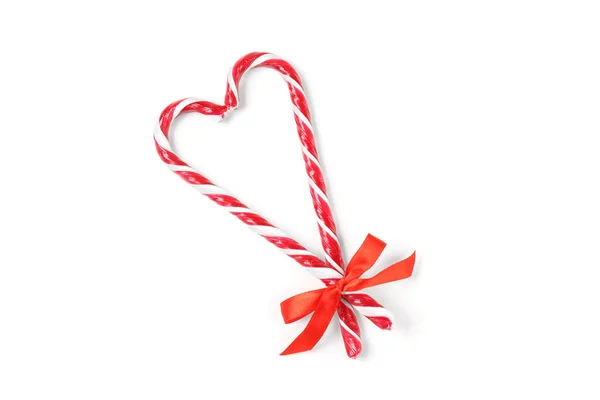 Candy canes on white — Stock Photo, Image
