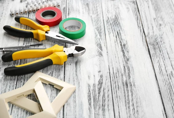 Verschillende elektrische gereedschappen — Stockfoto