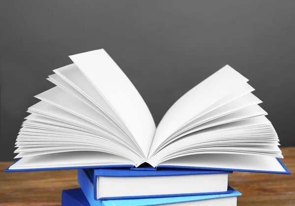 Pile of books on table — Stock Photo, Image