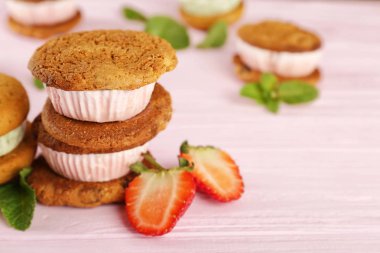 Dondurma çerez sandviç 