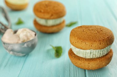 Dondurma çerez sandviç 