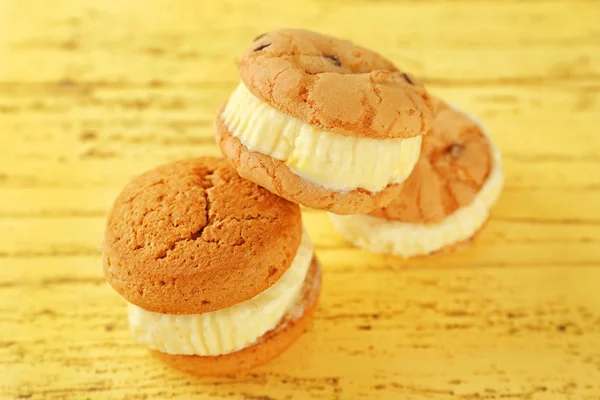 アイス クリーム クッキー サンドイッチ — ストック写真