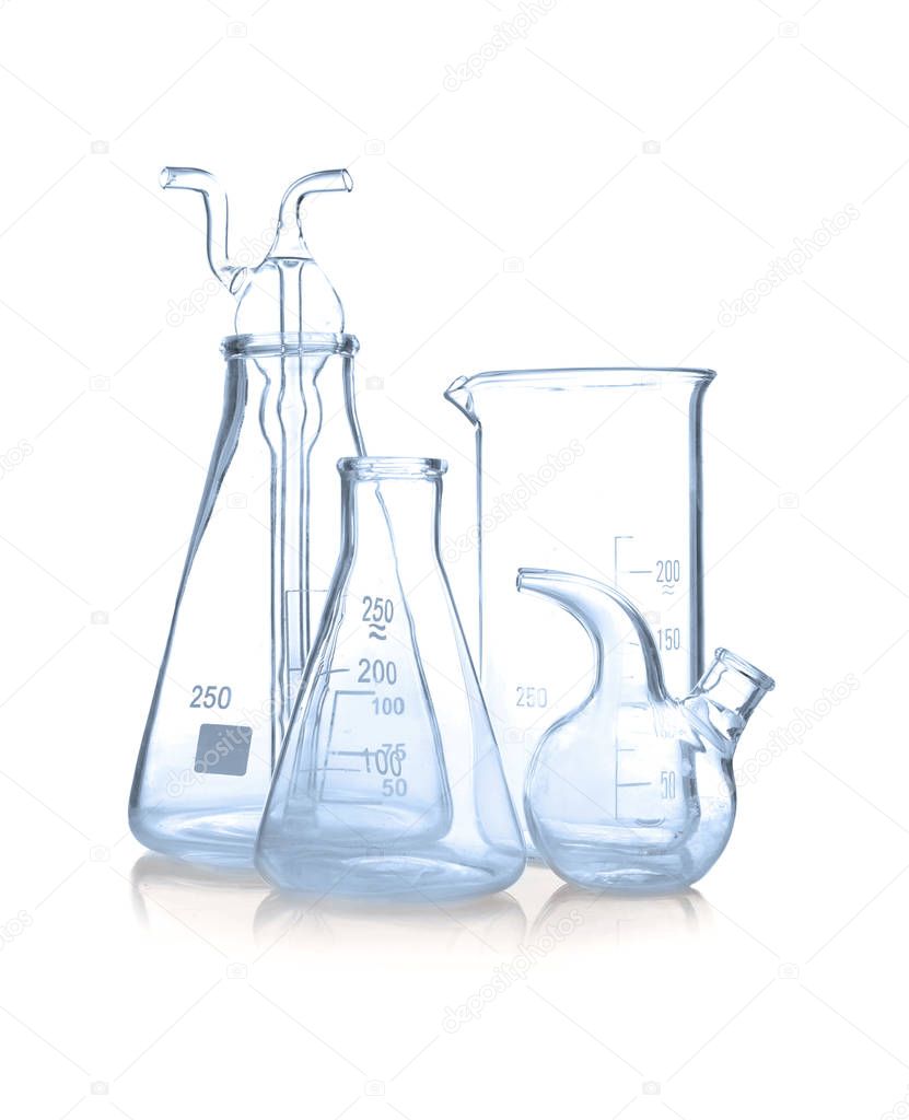 Clean laboratory glassware 