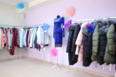 İç giyim, bulanık görünüm ile modern alışveriş