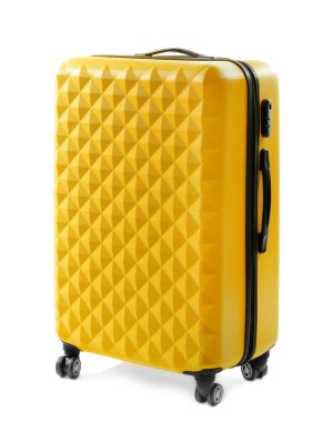 Bavul beyaz üzerine izole