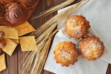 taze lezzetli Muffins