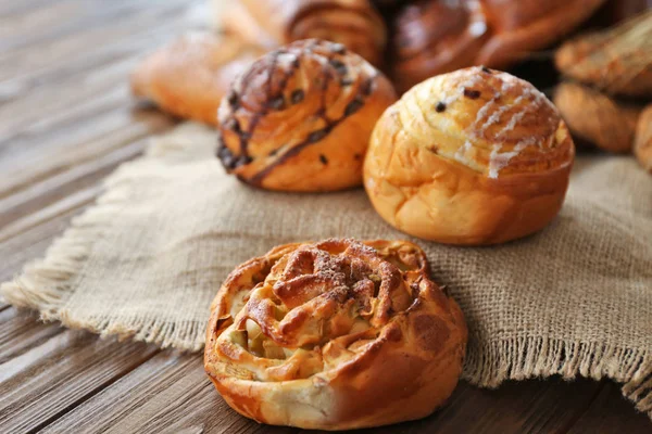 Fresh tasty buns — Stock Photo, Image