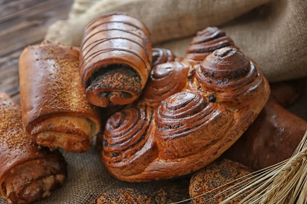 Deliciosos produtos de padaria — Fotografia de Stock