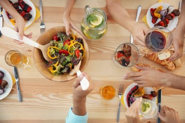 Barbekü piknik insanlar 