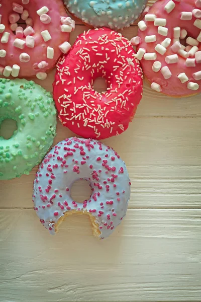 Tasty colorful donuts — Stock Photo, Image