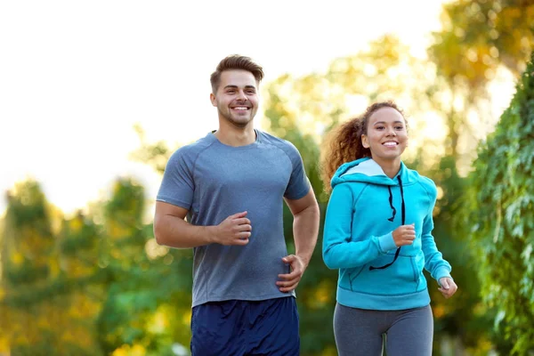 Sporters Uitgevoerd Park — Stockfoto