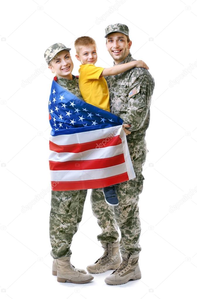 Military family reunited  