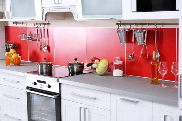 Modern kitchen interior — Stock Photo, Image