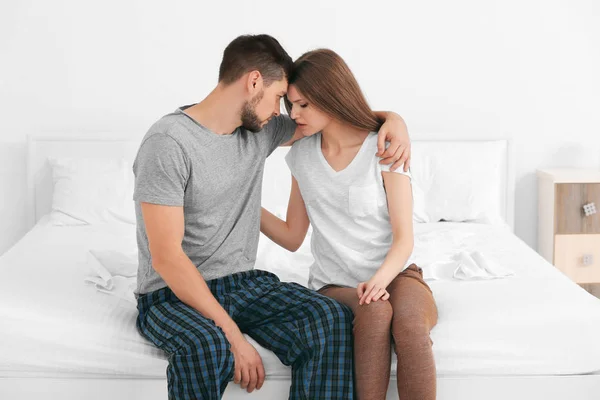 Depressed couple after quarrel — Stock Photo, Image