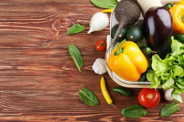 Sepette taze sebzeler