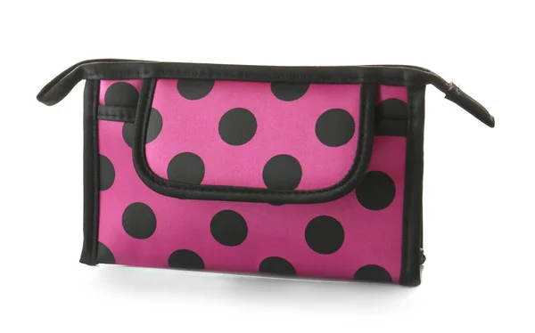 Cosmetic bag with zipper — Stock Photo, Image