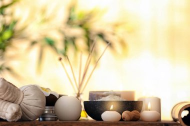 Güzel spa kompozisyonu