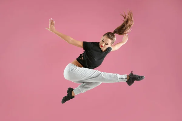 Hip hop danser dansen — Stockfoto