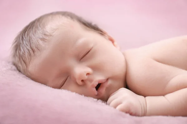 Aranyos, alvás baba — Stock Fotó