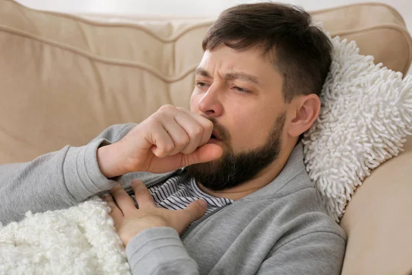 Young ill man — Stock Photo, Image