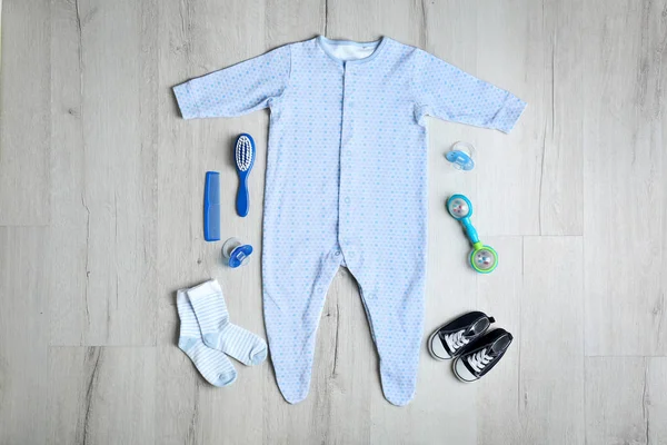 Baby clothes and accessories — Stock Photo, Image