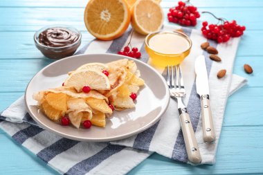 Narenciye ile lezzetli gözleme