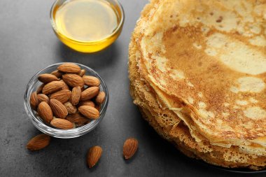 Lezzetli gözleme ile plaka