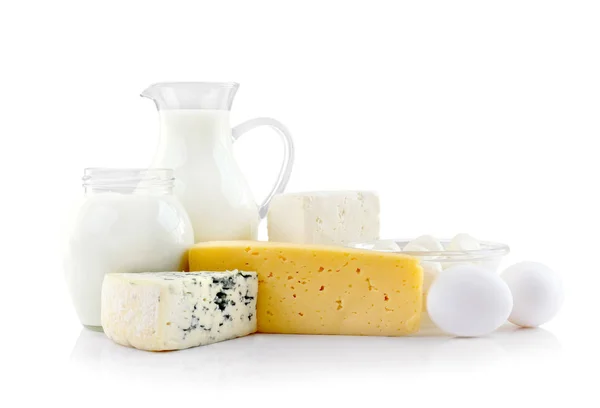 Frische Milchprodukte — Stockfoto
