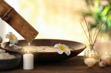 Güzel spa kompozisyonu