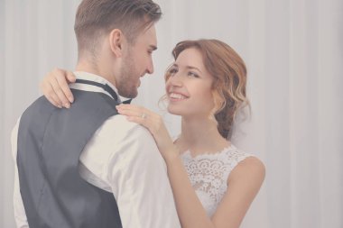 Şirin mutlu evlilik çift 