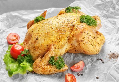 Kulak tavuk garnitür ile