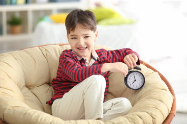 Şirin küçük çocuk.  